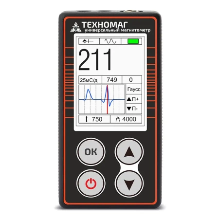 Универсальный магнитометр Техно-НДТ ТЕХНОМАГ с преобразователями П-1С и П-1М тесламетра и образцами купить по низкой цене | МАКСПРОФИТ