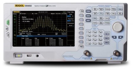 Анализатор спектра со встроенным трекинг-генератором RIGOL DSA832-TG (3,2 Гц) купить по низкой цене | МАКСПРОФИТ