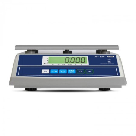 Фасовочные настольные весы M-ER 326 AFL-6.1 "Cube" c RS-232 LCD купить по низкой цене | МАКСПРОФИТ