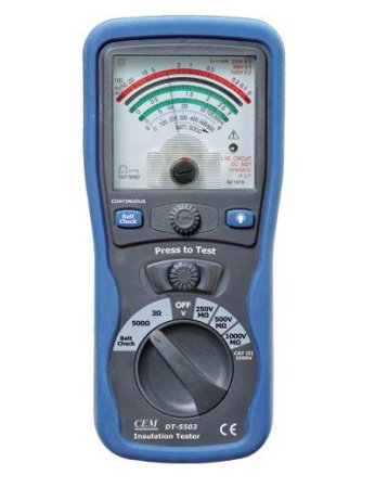 CEM DT-5503 Аналоговый тестер изоляции купить по низкой цене | МАКСПРОФИТ