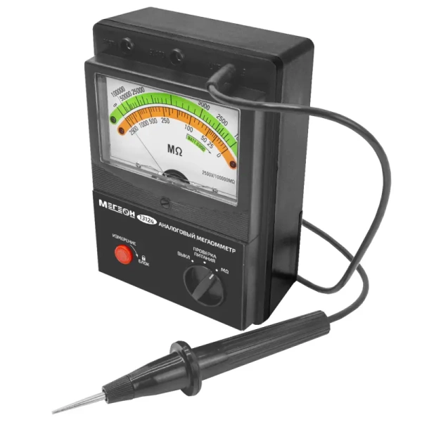 Мегаомметр (измеритель сопротивления изоляции) МЕГЕОН 13124 купить по низкой цене | МАКСПРОФИТ